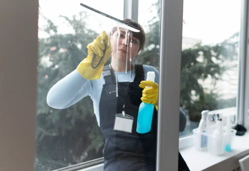 Nettoyage de vitres intérieures et extérieures à Chadeleuf